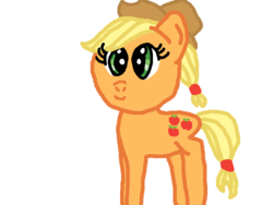 Size: 800x600 | Tagged: safe, alternate version, artist:starfleet-timelord, applejack, g4, hat, paint.net