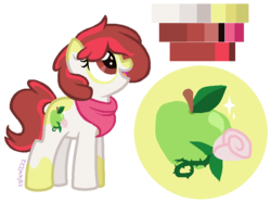 Size: 790x588 | Tagged: safe, artist:zafara1222, oc, oc only, oc:honeycrisp, earth pony, pony, female, filly, offspring, parent:apple bloom, parent:pipsqueak, parents:pipbloom, simple background, solo, transparent background