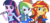 Size: 2048x939 | Tagged: safe, editor:php77, rainbow dash, sunset shimmer, twilight sparkle, equestria girls, g4, my little pony equestria girls: rainbow rocks, simple background, transparent background