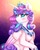 Size: 1024x1280 | Tagged: safe, artist:xxmiracle48xx, princess flurry heart, alicorn, pony, g4, crown, deviantart watermark, female, jewelry, majestic as fuck, mare, obtrusive watermark, older, older flurry heart, regalia, smiling, solo, watermark