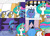 Size: 4358x3164 | Tagged: safe, artist:eternaljonathan, princess celestia, princess luna, alicorn, pony, comic:first three back, g4, butt, canterlot, castle, comic, doors, female, mare, pencil drawing, plot, royal guard, royal sisters, slam, sunbutt, traditional art