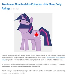 Size: 1091x1223 | Tagged: safe, twilight sparkle, equestria daily, g4, season 8, canada, male, south park, terrence and phillip, text, thank god, treehouse tv