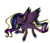 Size: 1024x874 | Tagged: safe, artist:burû, oc, oc only, oc:starry night, pegasus, pony, colored wings, colored wingtips, female, mare, one eye closed, simple background, solo, transparent background, wink