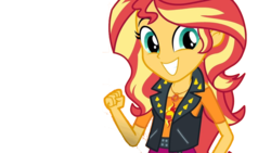 Size: 1273x717 | Tagged: safe, editor:php77, sunset shimmer, equestria girls, g4, my little pony equestria girls: better together, choose sunset shimmer, cyoa, female, geode of empathy, simple background, solo, transparent background