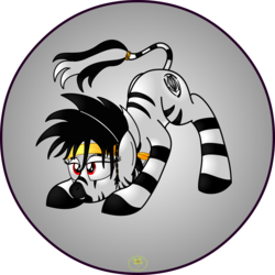 Size: 5000x5000 | Tagged: safe, artist:lakword, oc, oc only, oc:aspeni, pony, zebra, absurd resolution, flank, happy, silly, simple background, solo, transparent background, zebra oc