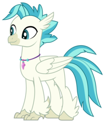 Size: 1861x2194 | Tagged: safe, artist:sonofaskywalker, terramar, classical hippogriff, hippogriff, g4, surf and/or turf, male, necklace, simple background, solo, transparent background, vector