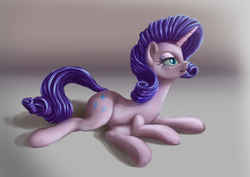 Size: 854x606 | Tagged: safe, artist:stratodraw, rarity, pony, unicorn, g4, female, mare, smiling, solo