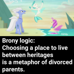 Size: 1080x1080 | Tagged: safe, edit, edited screencap, screencap, ocean flow, sky beak, terramar, classical hippogriff, hippogriff, g4, my little pony: friendship is magic, surf and/or turf, brony, discovery family logo, family, father and son, female, jewelry, male, mother and son, necklace, op is a duck, op is trying to start shit, trio