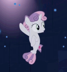 Size: 454x486 | Tagged: safe, screencap, sweetie belle, seapony (g4), g4, surf and/or turf, animated, cropped, cute, diasweetes, female, gif, graceful, sea-mcs, seaponified, seapony sweetie belle, solo, species swap, swimming, underwater