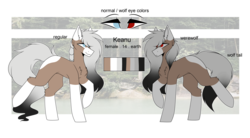 Size: 4000x2209 | Tagged: safe, artist:umiimou, oc, oc only, oc:keanu, earth pony, pony, female, mare, reference sheet, simple background, solo, transparent background