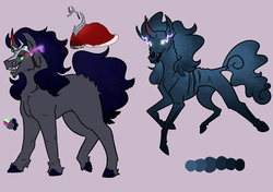 Size: 7512x5300 | Tagged: safe, artist:nightshadetheranger, king sombra, pony, umbrum, g4, absurd resolution, male, reference sheet, solo