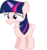 Size: 5650x6000 | Tagged: safe, artist:slb94, edit, editor:slayerbvc, vector edit, twilight sparkle, pony, unicorn, g4, absurd resolution, blushing, embarrassed, female, filly, filly twilight sparkle, furless, furless edit, grin, nude edit, nudity, shaved, shaved tail, simple background, smiling, solo, transparent background, vector, younger