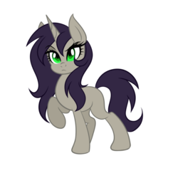 Size: 900x900 | Tagged: dead source, safe, artist:wubcakeva, oc, oc only, oc:esbern, pony, unicorn, female, mare, simple background, solo, transparent background