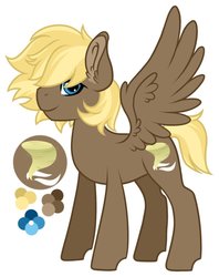 Size: 795x1004 | Tagged: safe, artist:mourningfog, oc, oc only, pegasus, pony, cutie mark, digital art, female, male, next generation, offspring, parent:dumbbell, parent:rainbow dash, parents:dumbdash, simple background, solo, spread wings, stallion, white background, wings