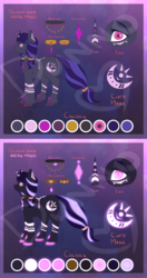 Size: 1000x1893 | Tagged: safe, artist:dunnowhattowrite, oc, pony, unicorn, adoptable, crystal, female