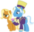 Size: 3803x3595 | Tagged: safe, artist:sketchmcreations, idw, jack pot, sunflower spectacle, pony, unicorn, friendship is magic #40, g4, grannies gone wild, my little pony: friendship is magic, my little pony: friendship is magic (idw), spoiler:comic, bowtie, clothes, crossed legs, cup, duo, father, father and mother, female, hat, high res, male, mare, mother, mother and father, raised hoof, ruffled shirt, scrunchy face, ship:jacktacle, simple background, smiling, stallion, suit, teacup, top hat, transparent background, trixie's parents, vector