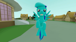 Size: 800x450 | Tagged: safe, artist:sky gamer, oc, oc only, oc:sky gamer, pegasus, pony, 3d, animated, flying, looking at you, male, smiling, solo, source filmmaker, stallion