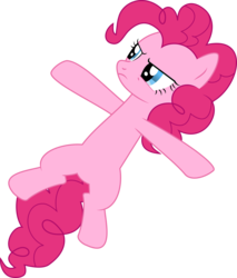 Size: 2551x3000 | Tagged: safe, artist:themixelfan, pinkie pie, earth pony, pony, g4, the maud couple, female, high res, simple background, solo, transparent background, vector