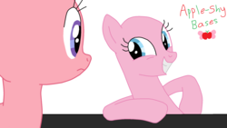 Size: 1920x1080 | Tagged: safe, artist:apple-shy, pinkie pie, g4, the maud couple, base, table