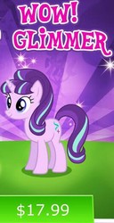 Size: 267x522 | Tagged: safe, gameloft, starlight glimmer, g4, capitalism, meme, wow! glimmer