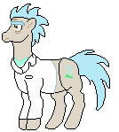 Size: 134x149 | Tagged: safe, artist:flyingguardianfish, pony rick, pony, g4, grannies gone wild, animated, male, pixel art, ponified, rick and morty, rick sanchez, simple background, solo, transparent background