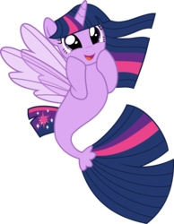 Size: 3172x4096 | Tagged: safe, artist:princesketchy, twilight sparkle, alicorn, seapony (g4), g4, surf and/or turf, cute, daaaaaaaaaaaw, female, seaponified, seapony twilight, simple background, solo, species swap, transparent background, twiabetes, twilight sparkle (alicorn), vector