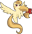 Size: 2125x2271 | Tagged: safe, artist:tuppkam1, oc, oc only, oc:alice goldenfeather, pegasus, pony, female, flying, high res, mare, simple background, solo, transparent background, watermark