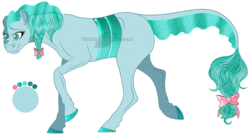 Size: 1206x652 | Tagged: safe, artist:bijutsuyoukai, oc, oc only, changepony, female, interspecies offspring, offspring, parent:ocellus, parent:sandbar, parents:ocelbar, simple background, solo, transparent background