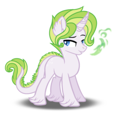 Size: 1024x966 | Tagged: safe, artist:ponycat-artist, oc, oc only, oc:mythic emerald, dracony, hybrid, interspecies offspring, male, offspring, parent:rarity, parent:spike, parents:sparity, simple background, solo, transparent background
