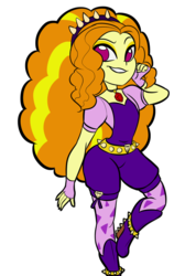 Size: 1005x1500 | Tagged: safe, artist:prismaticmelody, adagio dazzle, equestria girls, g4, my little pony equestria girls: rainbow rocks, clothes, female, fingerless gloves, gem, gloves, simple background, siren gem, solo, white background