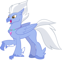 Size: 11285x10933 | Tagged: safe, artist:shootingstarsentry, sky beak, classical hippogriff, hippogriff, g4, surf and/or turf, absurd resolution, male, open mouth, simple background, solo, transparent background, vector