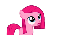 Size: 1212x770 | Tagged: safe, artist:adri-dragon, pinkie pie, g4, cute, female, filly, filly pinkie pie, lunapic, pinkamena diane pie, simple background, straight hair, transparent background, vector, younger
