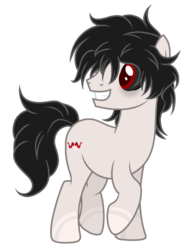 Size: 1024x1311 | Tagged: safe, artist:mintoria, oc, oc only, earth pony, pony, black sclera, male, simple background, solo, stallion, transparent background