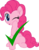 Size: 785x1000 | Tagged: safe, artist:spookitty, part of a set, pinkie pie, earth pony, pony, g4, :p, check mark, cute, diapinkes, female, looking at you, mare, movie accurate, one eye closed, silly, simple background, sitting, smiling, solo, tongue out, transparent background, wink