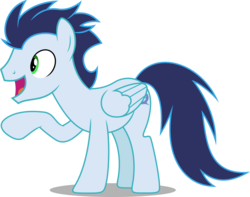 Size: 5000x3948 | Tagged: safe, artist:dashiesparkle, soarin', pegasus, pony, g4, grannies gone wild, .svg available, male, simple background, solo, stallion, transparent background, vector