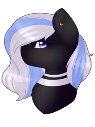 Size: 3000x4000 | Tagged: safe, artist:doux-ameri, oc, oc only, oc:annie blue, earth pony, pony, bust, female, mare, portrait, simple background, solo, transparent background