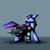 Size: 1024x1024 | Tagged: safe, oc, oc only, oc:wandering light, pony, clothes, hoodie, pipbuck, pixel art, solo