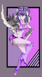 Size: 1080x1984 | Tagged: safe, artist:juliedraw2046, starlight glimmer, human, g4, clothes, costume, female, humanized, solo, superhero
