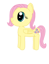 Size: 543x714 | Tagged: safe, artist:nightshadowmlp, fluttershy, pony, g4, chibi, cute, female, shyabetes, smiling, solo