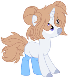 Size: 1024x1165 | Tagged: safe, artist:bezziie, oc, oc only, pony, unicorn, clothes, female, mare, simple background, socks, solo, transparent background