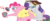 Size: 500x214 | Tagged: safe, edit, fluttershy, pinkie pie, rarity, earth pony, pegasus, pony, unicorn, dragonshy, g4, look before you sleep, magic duel, amputation, book, covering ears, covering eyes, cursor, disembodied mouth, female, mare, simple background, transparent background, trash can, trio