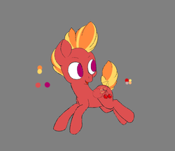 Size: 1039x892 | Tagged: safe, artist:friendlyraccoon, oc, oc only, oc:cherry bomb, pegasus, pony, colt, male, offspring, parent:rumble, parent:scootaloo, parents:rumbloo, reference sheet, solo