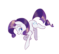 Size: 3257x2978 | Tagged: safe, artist:drawbauchery, rarity, pony, unicorn, g4, female, high res, mare, simple background, solo, white background