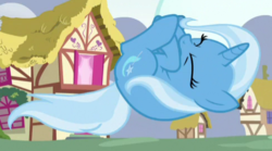 Size: 487x270 | Tagged: safe, screencap, trixie, pony, all bottled up, g4, cropped, female, solo