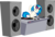 Size: 8812x6000 | Tagged: safe, artist:m99moron, dj pon-3, vinyl scratch, pony, unicorn, g4, absurd resolution, bipedal, eyes closed, female, mare, simple background, solo, speaker, sunglasses, transparent background, turntable, vector