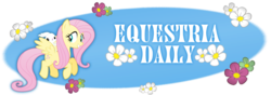 Size: 1000x350 | Tagged: safe, angel bunny, fluttershy, pegasus, pony, equestria daily, g4, angel riding fluttershy, banner, flower, fluttershy day, flying, rabbits riding ponies, riding, simple background, transparent background