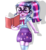 Size: 1541x1672 | Tagged: safe, artist:doraeartdreams-aspy, sci-twi, twilight sparkle, equestria girls, g4, my little pony equestria girls: better together, book, bowtie, clothes, cute, female, glasses, long socks, looking at you, miniskirt, moe, open mouth, ponytail, skirt, socks, solo, thigh highs, thigh socks, twiabetes