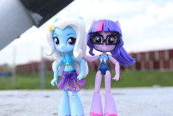Size: 6000x4000 | Tagged: safe, artist:artofmagicpoland, trixie, twilight sparkle, equestria girls, g4, my little pony equestria girls: better together, doll, equestria girls minis, eqventures of the minis, female, lesbian, requested art, ship:twixie, shipping, toy
