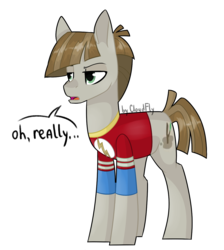 Size: 1075x1200 | Tagged: safe, artist:lazycloud, mudbriar, earth pony, pony, g4, the maud couple, clothes, male, sheldon cooper, shirt, simple background, solo, stallion, the big bang theory, transparent background
