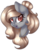 Size: 1538x1912 | Tagged: safe, artist:liamsartworld, oc, oc only, pony, bun, bust, cross, jewelry, necklace, portrait, red eyes, simple background, solo, transparent background